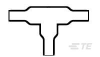 All Parts Cables and Wire Accessories Heat Shrink Fabric 301A022-4/42-0 by TE Connectivity