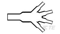 All Parts Cables and Wire Accessories Heat Shrink Fabric 562A043-25/225-0 by TE Connectivity