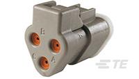 All Parts Connectors DT06-3S-EF02 by TE Connectivity