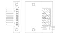 All Parts Connectors Rectangular Industrial Connectors 1-1589469-3 by TE Connectivity