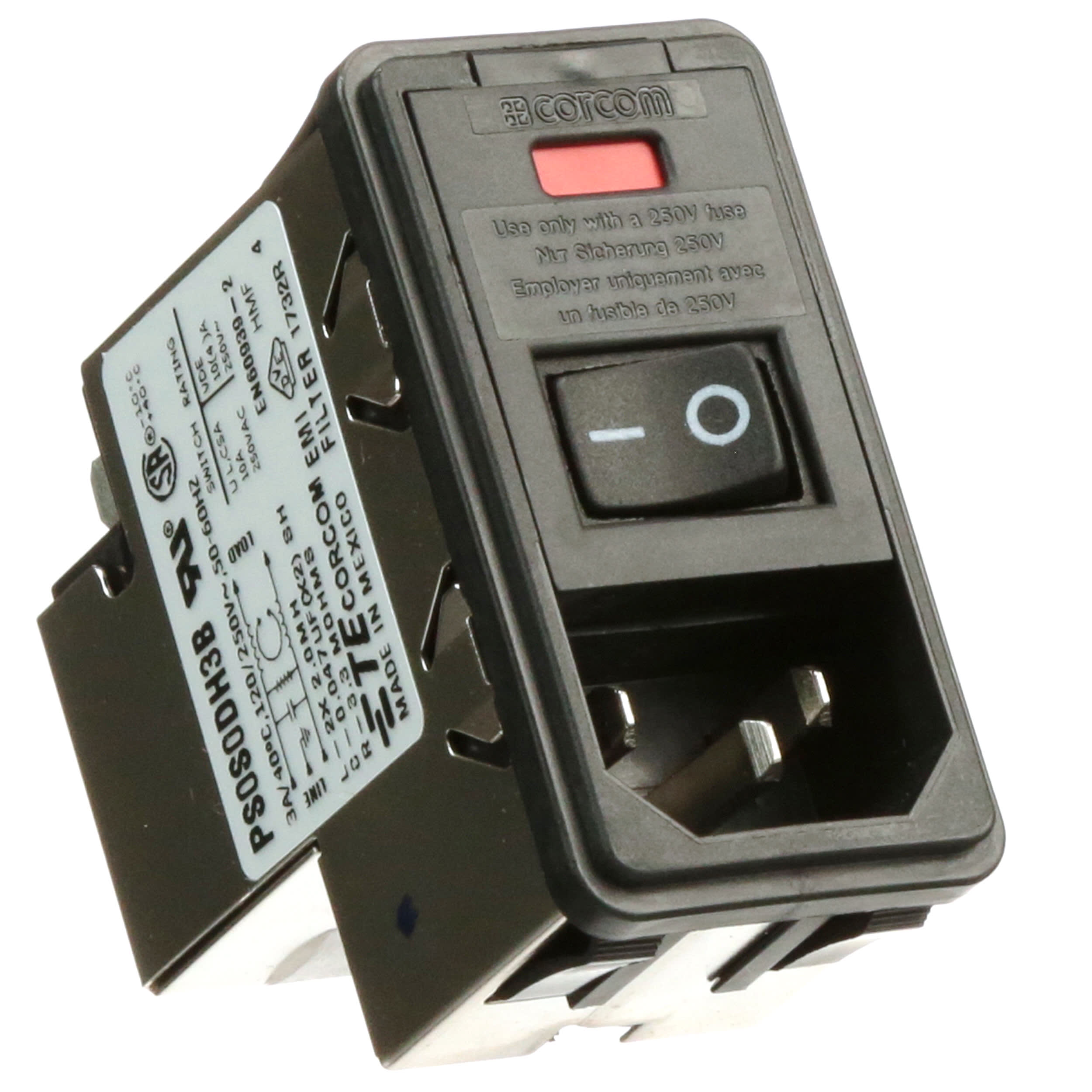 PS0S0DH3B by TE Connectivity Corcom Filters