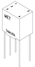 All Parts Passive Components Transformers MET-23 by Tamura