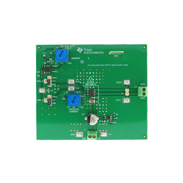 All Parts Semiconductors Microprocessors Development Kits DRV8871EVM by Texas Instruments