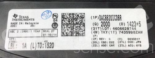 All Parts Semiconductors Analog to Digital, Digital to Analog  Converters Digital to Analog DAC8820ICDBR by Texas Instruments