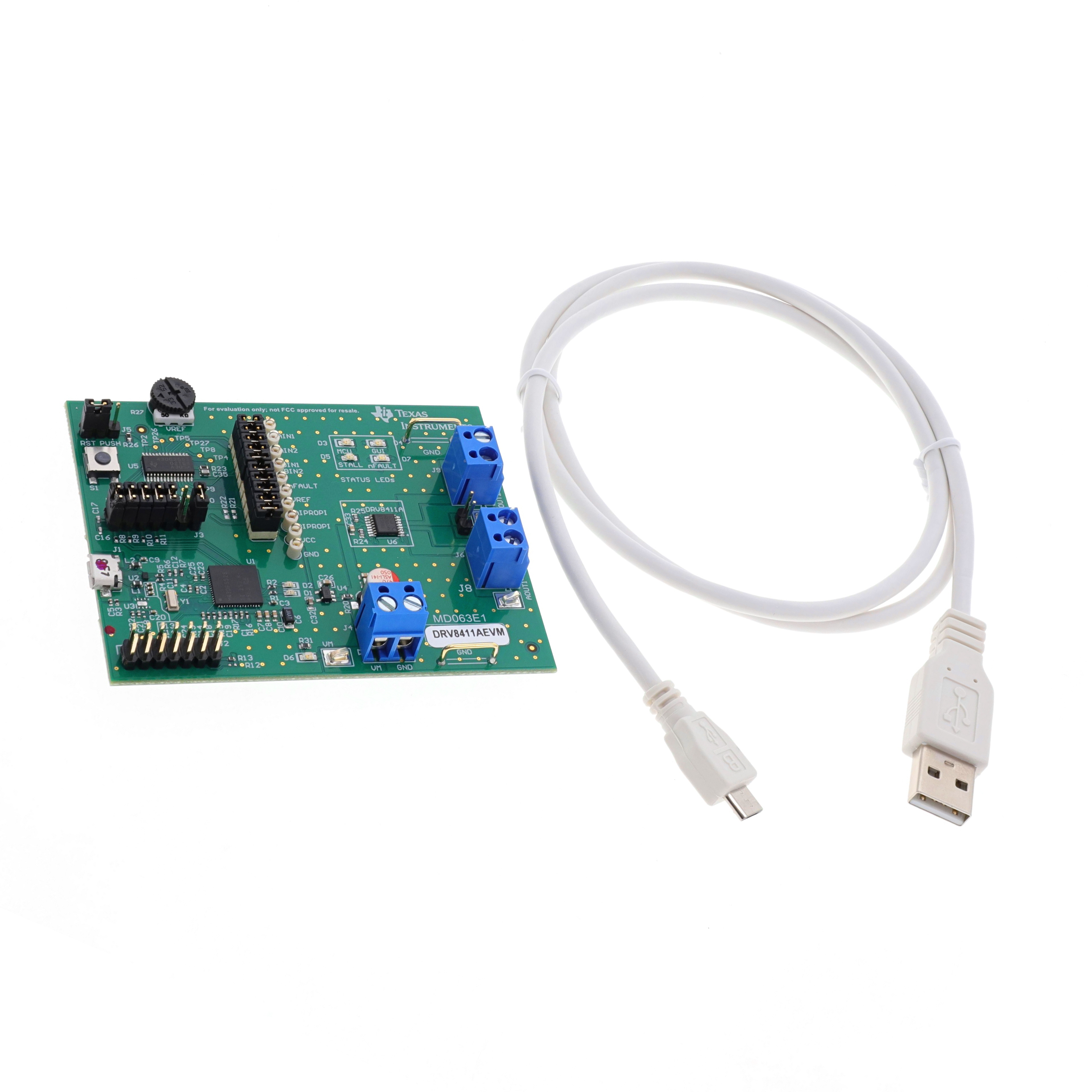 All Parts Semiconductors Power Management DRV8411AEVM by Texas Instruments