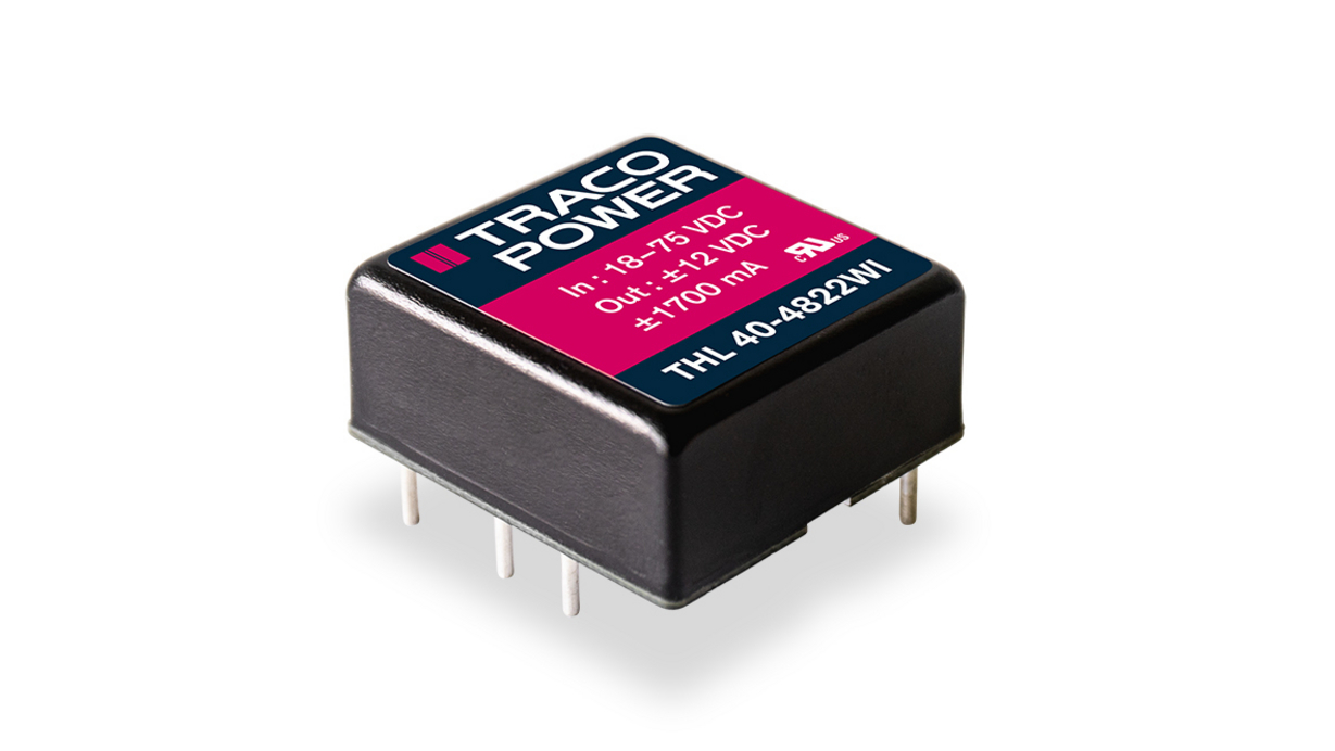 Isolated DC-DC Converters - Through Hole THL 40-2422WI by Traco Power