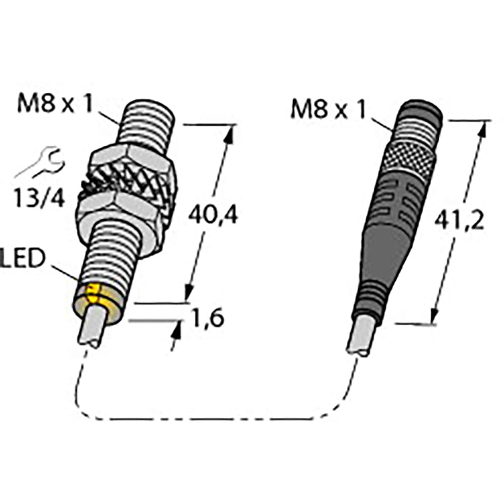 BI2U-EG08-AP6X-0.3-PSG3M by TURCK