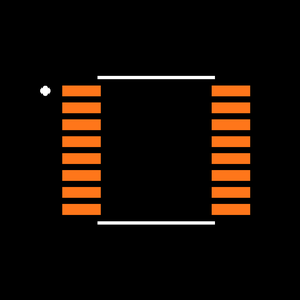 AD5318ARUZ Footprint