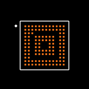 MSP430F5438A Footprint