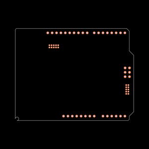 Arduino UNO Rev3 with Long Pins Footprint