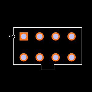 10127820-0822LLF Footprint