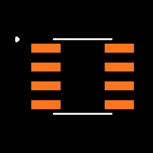 MAX4216EUA+T Footprint