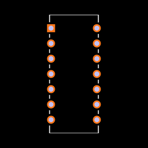 MAX4190ESA+ Footprint