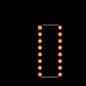 MAX4580EPE Footprint