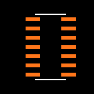 MAX512CSD+T Footprint