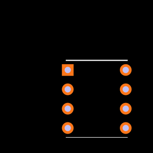 MAX549ACPA+ Footprint