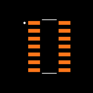 ADA4891-2ARZ-R7 Footprint