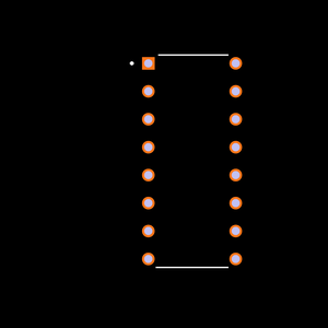CD74HCT253M96 Footprint