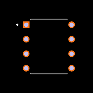 UCC27325PE4 Footprint