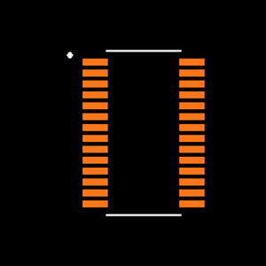 MAX1470EUI+T Footprint