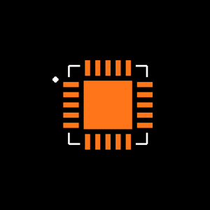 MAX2029ETP+T Footprint