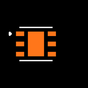 MAX4210BETT+T Footprint