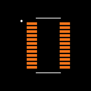 MAX8650EEG+T Footprint