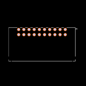 74164-0020 Footprint