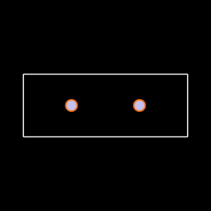 ECW-F2564RJA Footprint