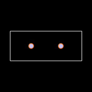 ECW-F2W684KAB Footprint