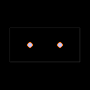 ECW-FD2W125KB Footprint