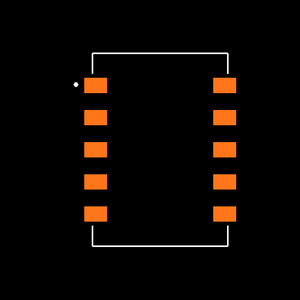 R2D10-1212/P-R Footprint