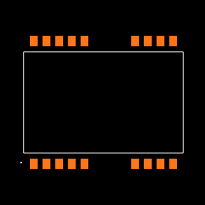 REC10-4812SRWZ/H2/A/M/SMD Footprint