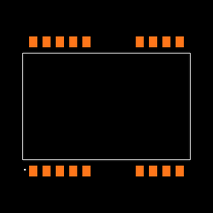 REC3-2405SRWZ/H/B/SMD-R Footprint