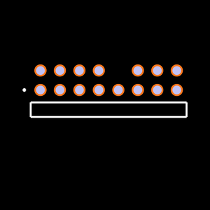 TMM-108-01-T-D-RA-010 Footprint