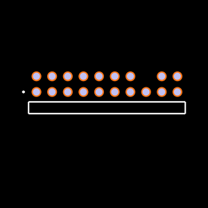 TMM-110-01-F-D-RA-016 Footprint