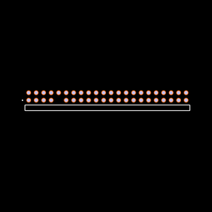 TMM-122-01-S-D-RA-009 Footprint