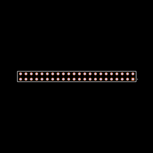 ESQ-122-23-S-D Footprint