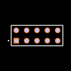 HTSW-105-17-F-D-LL Footprint