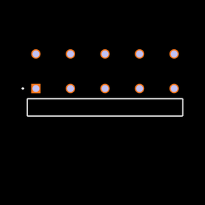 HTSW-150-08-L-D-LL Footprint