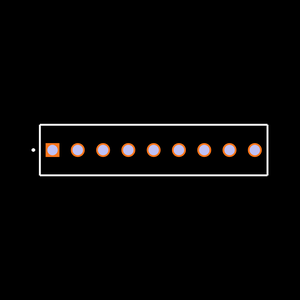 LCW-109-10-L-S-230 Footprint