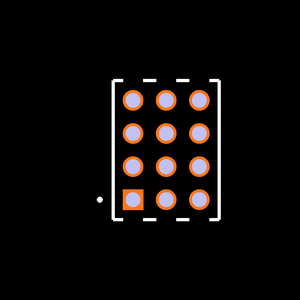 MTMM-103-07-S-Q-260 Footprint
