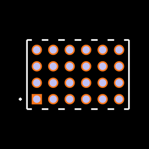 MTMM-106-04-L-Q-225 Footprint