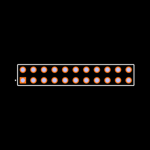 MTSW-111-23-S-D-255 Footprint