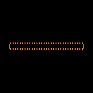 SSM-131-LM-DV-BE Footprint