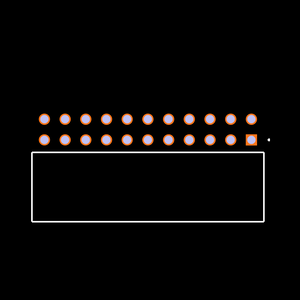 SSQ-111-22-S-D-RA Footprint