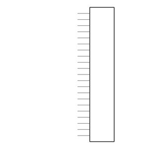 SSW-121-01-F-S-LL Symbol