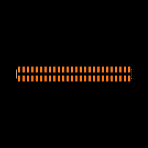 SSW-126-22-S-D-VS Footprint