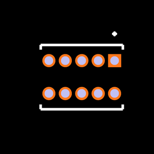 TMS-105-56-G-D Footprint
