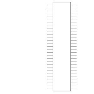 TSW-129-09-G-D-RA Symbol